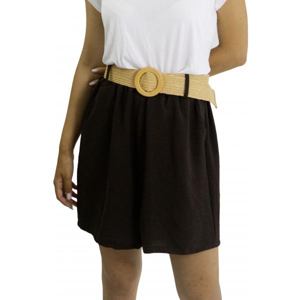 Shorts con cintura fantasia "Leila"